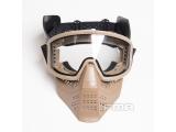 FMA JT Airsoft Full Face Mask  BK/DE TB1338